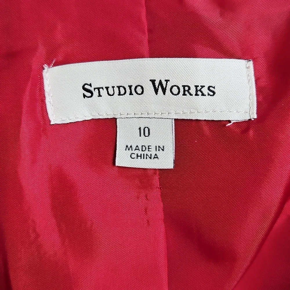 Red Microfiber Jacket Size 20